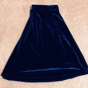 Suede Skirt